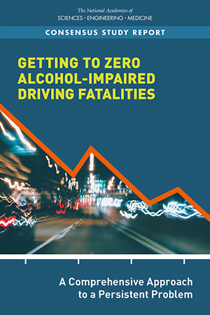 cover of the national academy of sciences report on drunk driving deaths