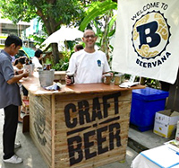 Farmer's Market Beer Stand