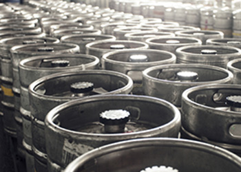 A mile of kegs, basically